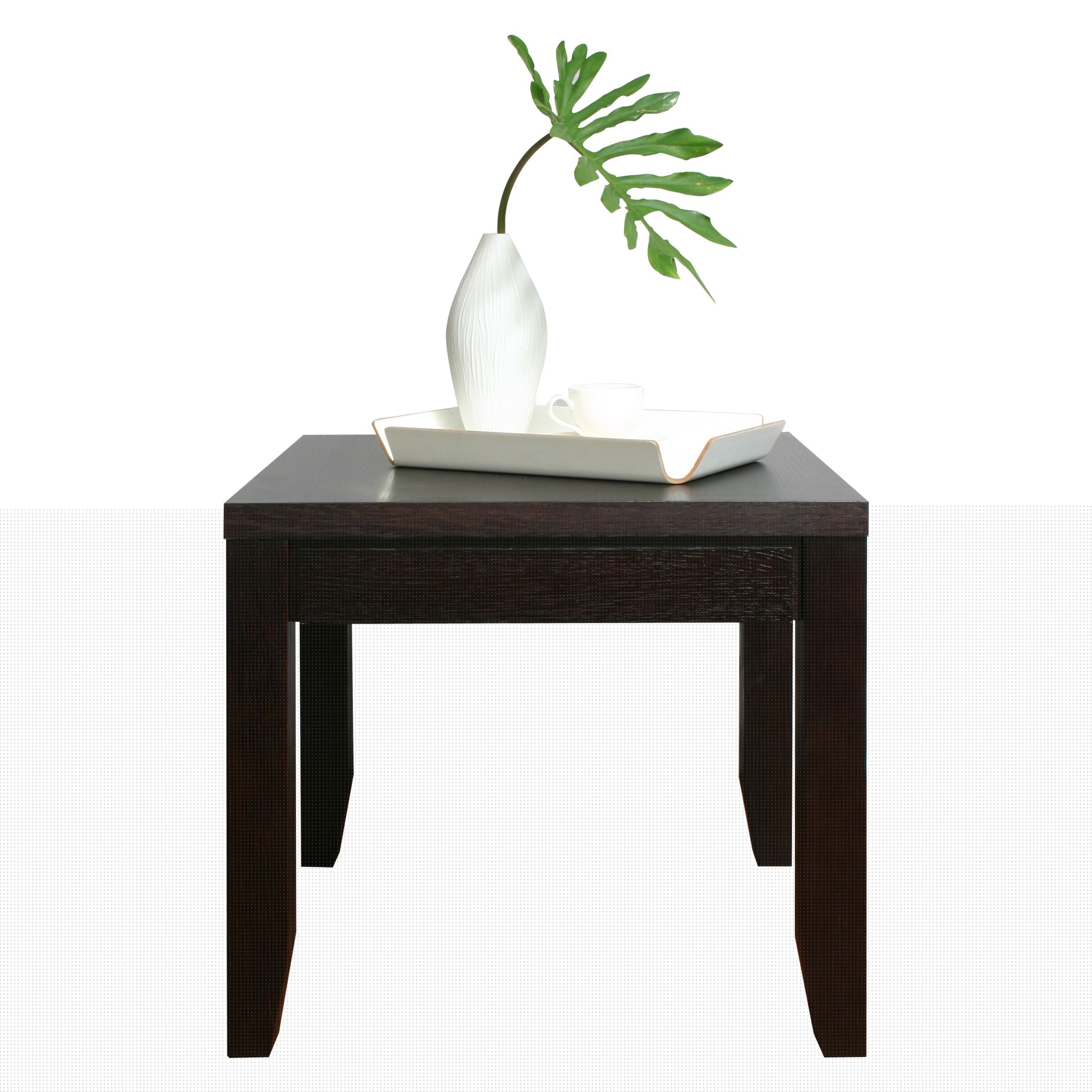 Maldive End Table - Cappuccino